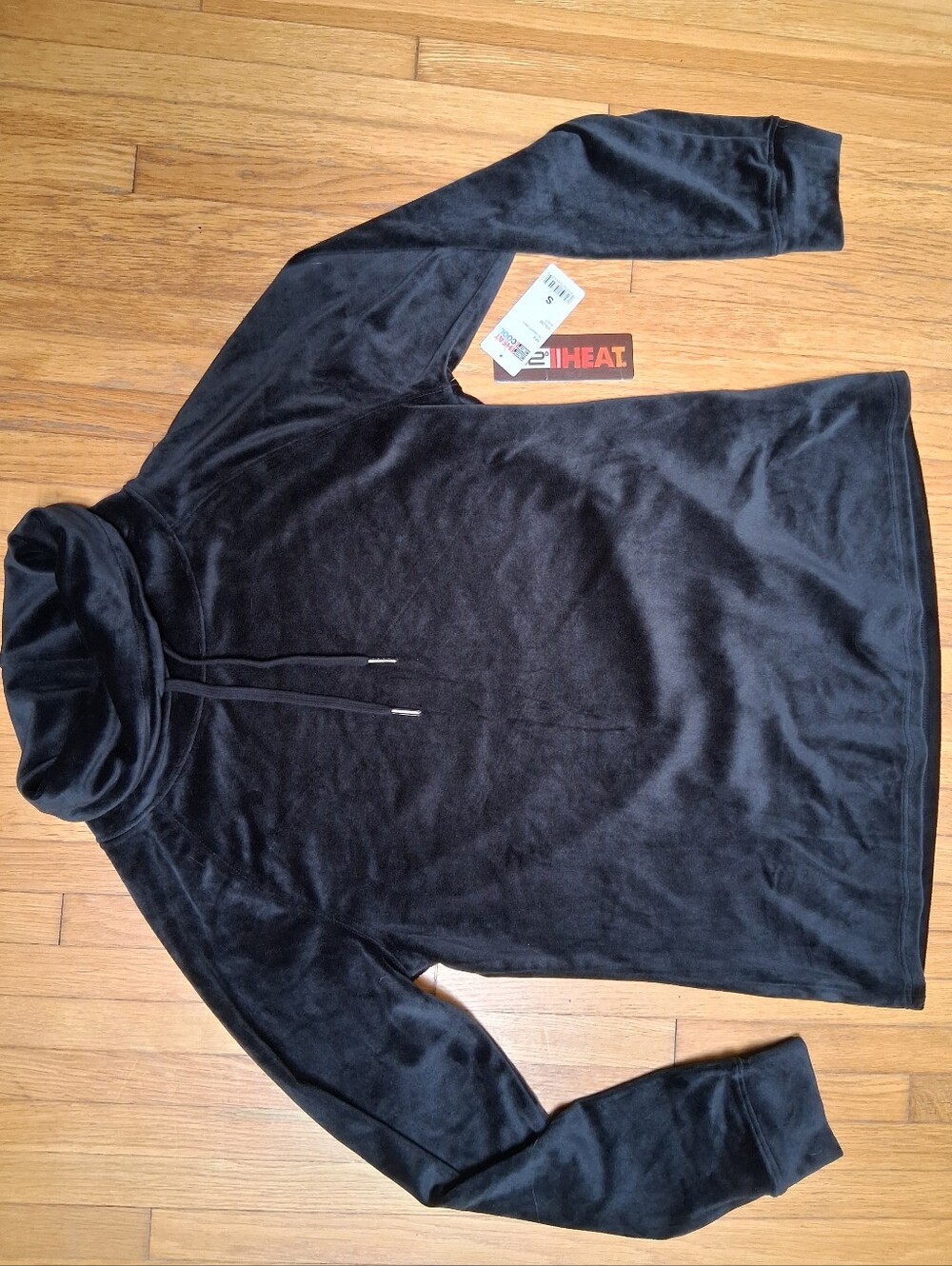 32 Degrees Heat Women's Black Funnel Neck Pullover Top NWT